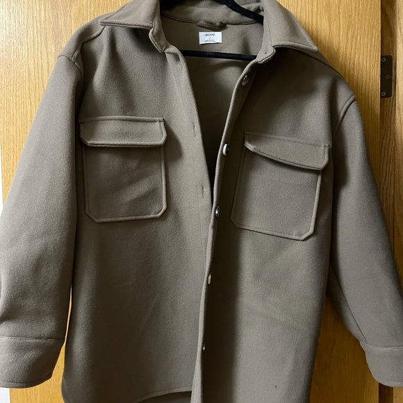 Brown Fall Shacket - Picture 2 of 5